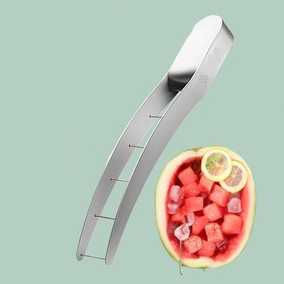 Pemotong Semangka All-in-One 304 Stainless Steel Semangka Tongs dan Corer Set