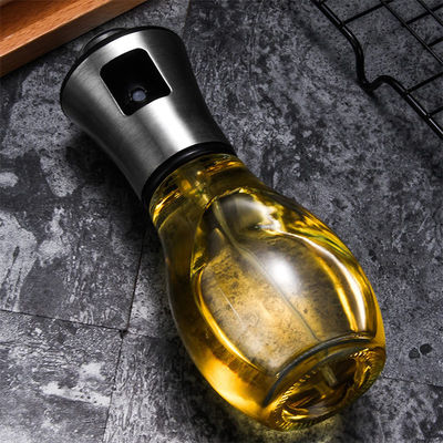 Outdoor Stainless Steel 304 Botol Minyak Semprot 16,5 * 4,5cm untuk Cuka Botol Kaca