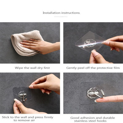 Solid Pattern Type Suction Door Hook untuk organisasi dinding yang kokoh dan andal