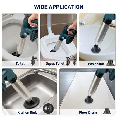 Plunger Tekanan Tinggi Plunger Toilet Listrik untuk Pembersihan Air Limbah yang Cepat dan Efektif