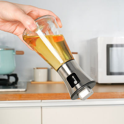 200ml Kapasitas Botol Semprot Minyak Stainless Steel untuk memasak dan kegiatan di luar ruangan