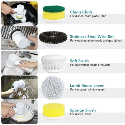 Say Hello to a Sparkling Kitchen Electric Cleaning Brush for Cooking/Baking/Barbecue Mengucapkan Hello ke Sikat Pembersih Listrik Dapur yang Berkilau untuk Memasak/Membuat Roti/Barbecue