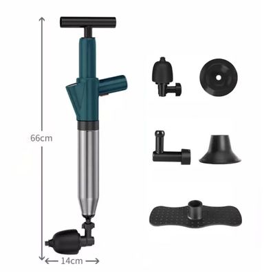Toilet Plunger Drain Opener Tekanan Udara Pipa Air Gun Drain Blaster untuk Membuka