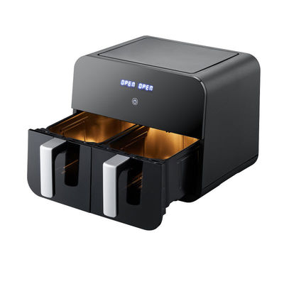 9L Touch Screen Double Air Fryer Listrik Deep Fryer Smart Rack Tanpa Minyak Rumah Tangga