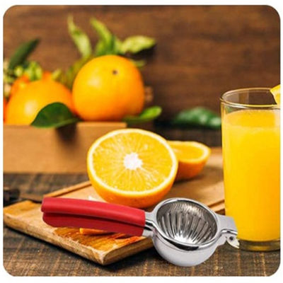 340G Lemon Citrus Press Juicer dengan konstruksi stainless steel dan pegangan silikon lembut