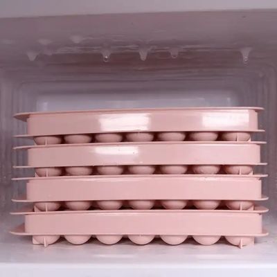 PP 33 Kerucut Lingkaran Bola Ice Cube Tray Bola Plastik Ice Ball Maker Cetakan dengan Tutup