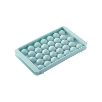PP 33 Kerucut Lingkaran Bola Ice Cube Tray Bola Plastik Ice Ball Maker Cetakan dengan Tutup