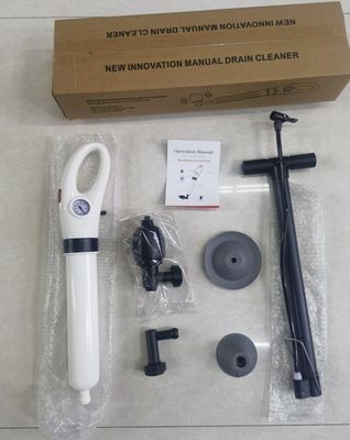 ABS karet Drain Blaster Gun untuk Toilet Plunger Tekanan Tinggi dan Sink Pipe Dredging