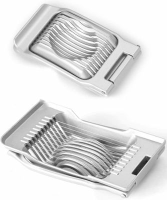 Pengiris Telur Stainless Steel Wire Pengiris Telur untuk Pemotong Telur Rebus Mesin Cuci Piring Aman