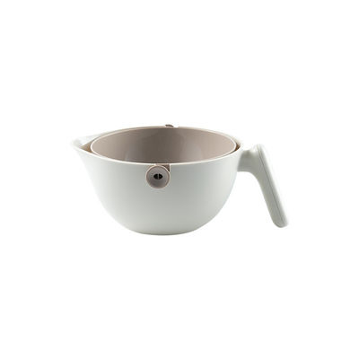 Restoran Lapisan Ganda Bisa dilepas Rotating Drainage Basket Plastik Bird Drain Basket