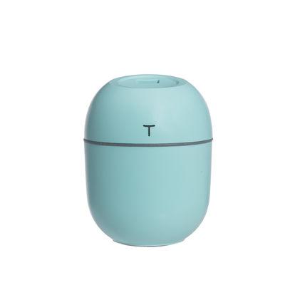 Mini Portable Ultrasonic Air Humidifier dengan Lampu Malam LED dan Aroma Diffuser Pink