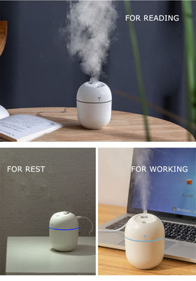 Ultrasonik 250ml Mini Humidifier Aroma Diffuser Minyak dengan Cahaya Malam Berwarna 100g
