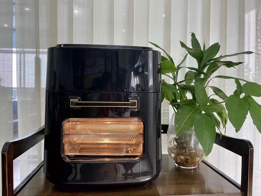 1201W-1500W Tegangan Komersial Air Fryer Digital 12L 15L Tanpa Minyak dengan Mini Rack