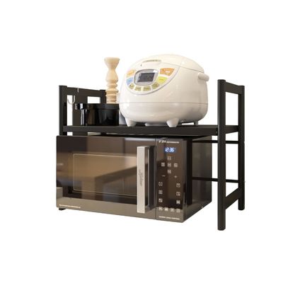 Rak dapur mengatur rak penyimpanan stainless steel untuk rotasi buah sayuran