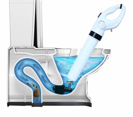 ABS karet Toilet Plunger untuk tekanan tinggi pembuangan jet udara ledakan dan unclogging