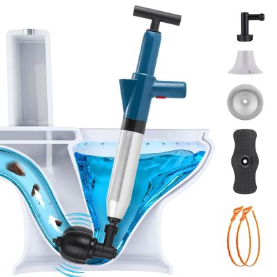 Di stok 9 Piece Electric Rechargeable Pipe Unclogger untuk membersihkan produk rumah