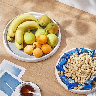 Plastic Kitchen Turntable Organizer untuk Barang Rempah-rempah dan Penempatan Buah Standing Type