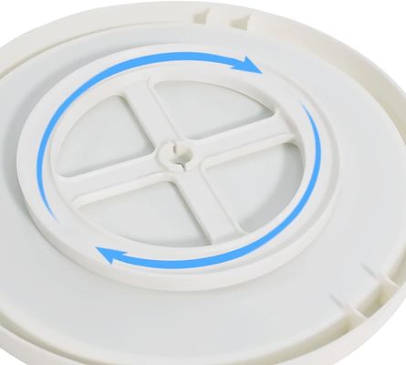 Plastic Kitchen Turntable Organizer untuk Barang Rempah-rempah dan Penempatan Buah Standing Type