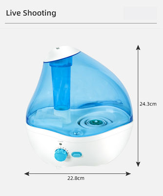 28dB Whisper-Quiet Ultrasonic Humidifier untuk kamar tidur dan Air Humidifier Kabut Dingin