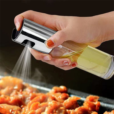 304 stainless steel atomized oil sprayer botol minyak portabel semprot untuk dapur rumah