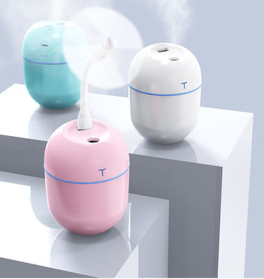 220ml Portable Ultrasonic Air Humidifier dengan LED Night Lamp dan USB Aroma Diffuser