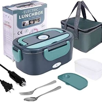 1.5L Kapasitas stainless steel Electric Food Warmer Lunch Box Untuk On-the-Go Makan Anda