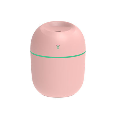 220ml Portable Ultrasonic Air Humidifier dengan LED Night Lamp dan USB Aroma Diffuser