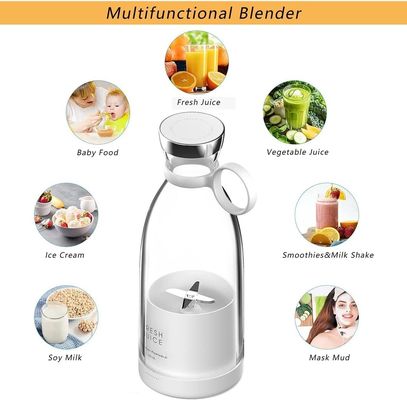 Tidak ada Mini Juicer Cup Plastik USB Portable Blender untuk Shakes dan Smoothies