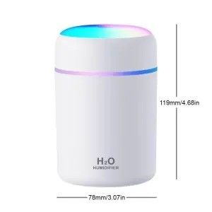 Logo Pelanggan Mini Ultrasonik Atomizer USB Air Humidifier untuk Rumah Hotel Sekolah Mobil