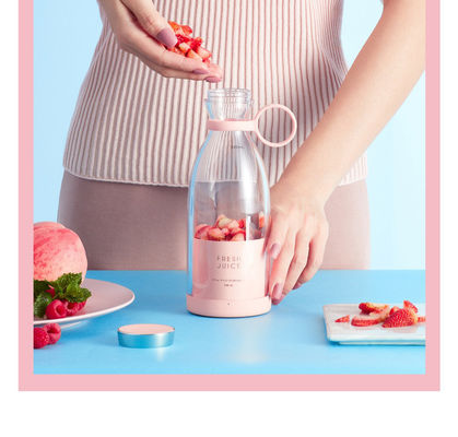 Tidak ada Mini Juicer Cup Plastik USB Portable Blender untuk Shakes dan Smoothies