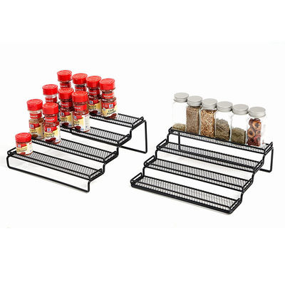 28.8*15.5*29.8cm Lacquer Spice Rack Organizer untuk Dapur Countertop Kamar Mandi