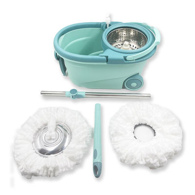 Promosi 360 derajat berputar ember mop dengan bahan stainless steel PP microfiber