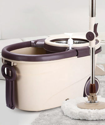 Stainless Steel Wringer 360 Spin Easy Clean Cyclone Set Mopp dan Ember Pembersih Lantai