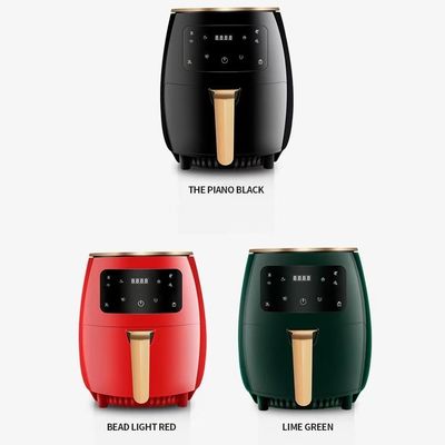 4.5 / 6L Kapasitas Air Fryer untuk Membuat Panggang Makanan Tanpa Minyak One Touch Digital Control