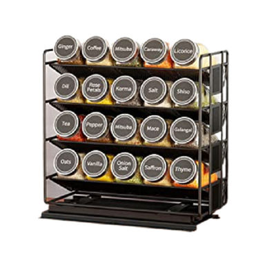 Praktis 4 Layer Pull Out Spice Organizer untuk kabinet dan organisasi dapur