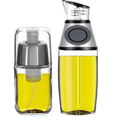 OEM ODM 500ml Cuka Zaitun Kaca Dispenser Minyak Masak Botol Minyak Dapur Dispenser