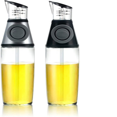 OEM ODM 500ml Cuka Zaitun Kaca Dispenser Minyak Masak Botol Minyak Dapur Dispenser