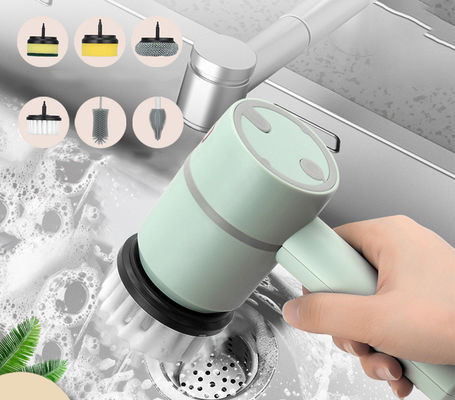 Sikat Pembersih Listrik untuk Pembersihan Dapur dan Kamar Mandi Berkelanjutan USB Isi ulang