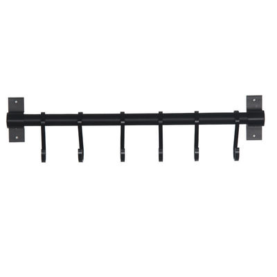 Novelty Hooks 30cm Metal Rod Non Perforated Spice Storage untuk peralatan dapur menggantung
