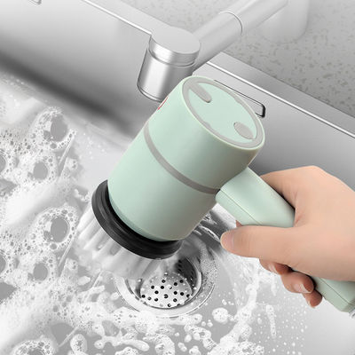 Sink Brush Listrik 6 dalam 1 Handheld Bathtub Brush untuk kamar mandi dan dapur pembersihan