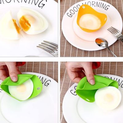 Silikon Telur Cups untuk Microwave Pot Cookware Sampel Sampel Gratis Alat Telur