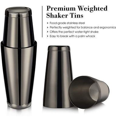 Desain Klasik 11-Piece Bartender Kit Cocktail Smoker Set 750ml/600ml untuk Pabrik