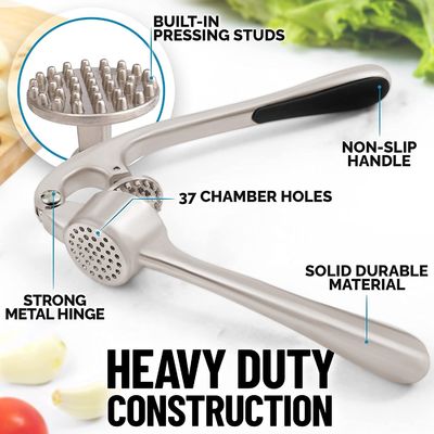 OEM/ODM yang dapat diterima Pemecah Press Bawang Putih Baja Berkualitas Mincer Squeezer
