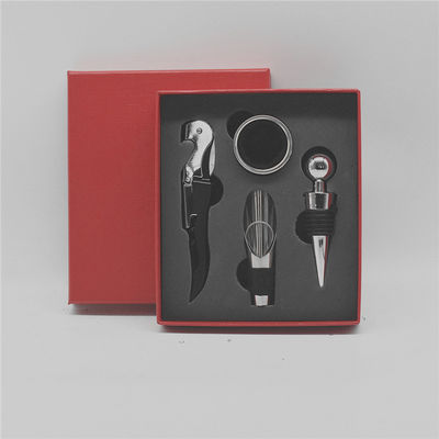 Stainless Steel Merah Kuda Laut Pisau Kotak Hadiah Bar Alat Tipe Pembuka Botol Anggur Set