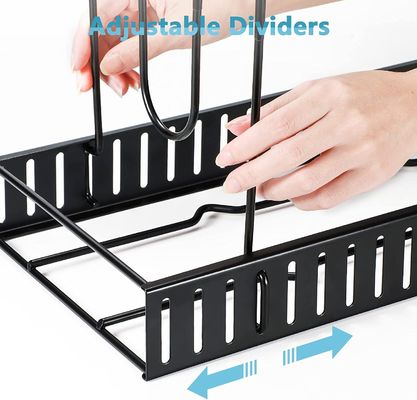 Rack besi lipat fungsional untuk penyimpanan papan pemotong dapur tanpa pemasangan pukulan