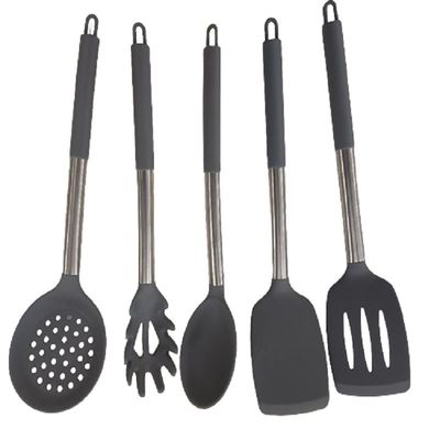 Siapkan sendok silikon anti lengket untuk goreng ikan bocor spatula peralatan dapur rumah tangga