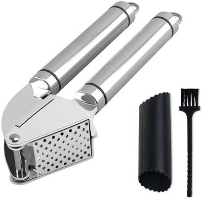Garlic Masher Sayuran Pepper Ginger Squeezer Handheld Penghancur Alat Aksesoris Dapur