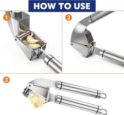 Garlic Masher Sayuran Pepper Ginger Squeezer Handheld Penghancur Alat Aksesoris Dapur