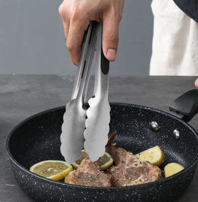 Stainless Steel Food Anti-panas Isolasi Silicone Klip Roti untuk Set Peralatan tahan lama