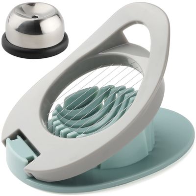 Stainless Steel Egg Slicer Cutter untuk telur rebus Manual Egg Cutting Wire 12*8.3*3.2cm